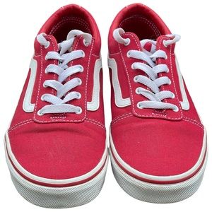 VANS BOYS-BIG KID ATWOOD WASHED JERSEY - RED
